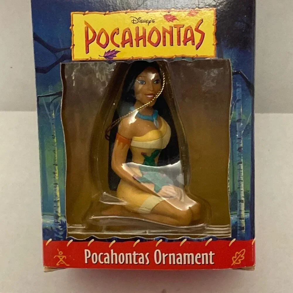 Disney 1995 Grolier Pocahontas‎ Christmas Tree Ornaments First Issue In Box